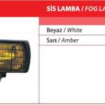 SİS LAMBASI HALOJEN SARI (1 AD )