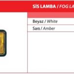 SİS LAMBASI HALOJEN SARI (1 AD )