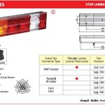 MERCEDES ACTROS-AXOR STOP LAMBA CAMI (1 AD )