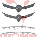 ÖN PANJUR SETİ (ÖN PANJUR+ÖN PANJUR ÇITA TAKIMI) RENAULT CLIO V (1 AD )