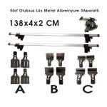 CARUB SÖRF OLUKSUZ LÜXMETAL ALÜMY 138×4X2CM 3APART (1 TK )