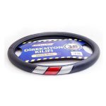 DİREKSİYON KILIFI 38 CM SİYAH-SEDEF-KIRMIZI FOSFOR (1 AD )