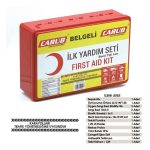 CARUB İLK YARDIM SETİ BONT KUTU  LÜX BELGELİ (1 AD )