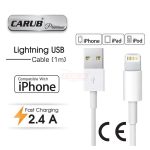 CARUB ŞARZ KABLOSU USB İPHONE  1MT (1 AD )