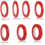 (ÇTBK-50M) 50 MM ÇİFT TARAFLI BANT ŞEFFAF SİLİKONLU TİP 5MT (1 AD )