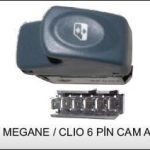 ANAHTAR CAM AÇMA KANGOO/MEGANE/CLIO 6P GRİ 25253- AN706 - AN0530 (1 AD )