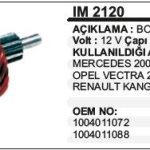 KOLLEKTÖR 12V 13 DİŞ MERCEDES SPRINTER 200/ OPEL VECTRA 2.0-2.2 OMEGA 2.2.D/RENAULT KANGOO BOSCH TİP (1 AD )