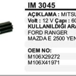 KOLLEKTÖR 12V 9 DİŞ MITSUBISHI FORD RANGER / MAZDA E2500 Y.M. MITSUBISHI TİP (1 AD )