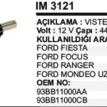 KOLLEKTÖR 12V 9 DİŞ FORD CONNECT / FOCUS RANGER-MONDEO UZUN VİSTEON TİP (1 AD )