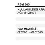 SİLECEK MOTORU 24V AĞIR HİZMET FAZ:6202001/6202003 (1 AD )