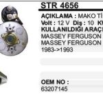 MARŞ MOTORU 10 DİŞ 12V MASSEY FERGUSON 135-136 MARELLI-MAGNETON TİP (1 AD )
