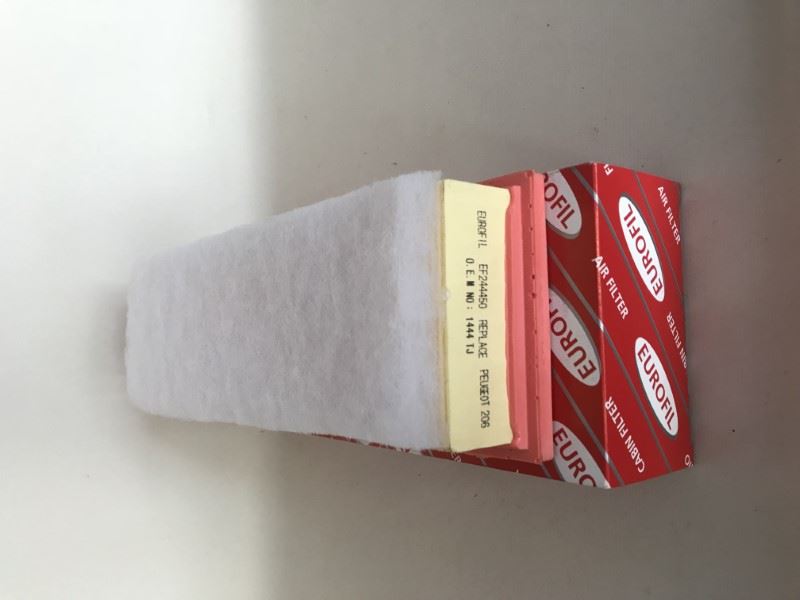 EF244450-1.jpg HAVA FILTRESI PEUGEOT 206 1.4HDİ, 307 1.4HDİ (SÜNGERLİ) CITROEN C3 1.416V HDİ, XSARA PİCASSO 1.6 HD İ (1 AD ) - Görsel 1