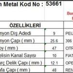 MARŞ DİŞLİSİ 9 DİŞ 10 KANAL BOSCH TİPİ PEUGEOT PARTNER 106 206 306 CITROEN BERLINGO SAXO TAM FREZE  DS=9 DKÇ=25,8 BOY=47,5 KS=10 BDÇ=12 GÇ=46,5 (1 AD )
