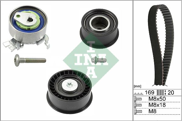 INA-530007810-1.jpg TRIGER KİTİ 169x200 ASTRA F-CORSA B-VECTRA B 1.4i-1.6i-1.8i 16V X14XE-X16XEL-X18XE (1 AD ) - Görsel 1