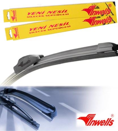 INW018005-1.jpg 450MM UNİVERSAL BANANA TİP SİLECEK SÜPÜRGESİ (1 AD ) - Görsel 1