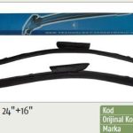 SİLECEK SÜPÜRGESİ (MUZ) RENAULT CLIO III-MEGANE III-FLUENCE (600 - 400 MM) (1 TK )