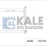 RADYATÖR FIAT UNO 70 AL/PL (522*322*32) (1 AD )