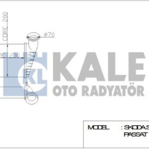 TURBO RADYATÖRÜ (INTERCOOLER) VW PASSAT  00-05 1.8  M/A SKODA SUPER B 02-08 (1 AD )