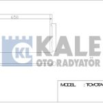 KLİMA RADYATÖRÜ TOYOTA AVENSIS / LİFTBACK / STATİON WAGON 97-00 1.6 / 1.8 / 2.0 / 2.0TD () AL/AL (1 AD )