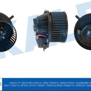 KALORİFER MOTORU (BLOWER) 12V VW CADDY/GOLF/JETTA/PASSAT/SCIROCCO OTOMATİK KLİMALI AUDI A3 SEAT LEON (1 AD )