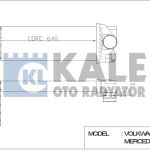 TURBO RADYATÖRÜ (INTERCOOLER) VW CRAFTER (640X202X64) AL/PL/BRZ (1 AD )