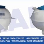 GENLEŞME TANKI (RADYATÖR EK DEPO) KAPAKLI  VW JETTA II/CADDY II/GOLF II/III/IV/PASSAT/POLO SEAT TOL. (1 AD )