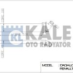 TURBO RADYATÖRÜ (INTERCOOLER) DACIA LOGAN / LOGAN MCV / RENAULT LOGAN I AL/PL/BRZ (6001548727) (1 AD )