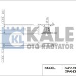 TURBO RADYATÖRÜ (INTERCOOLER) FIAT PUNTO PUNTO EVO GRANDE PUNTO (450X97X52) AL/PL/BRZ (1 AD )