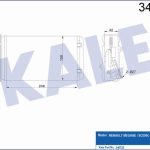 KALORİFER RADYATÖRÜ BORULU MEKANİK RENAULT MEGANE/SCENIC I (1 AD )