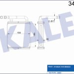 KALORİFER RADYATÖRÜ BRAZING HYUNDAI H100 MINIBUS (1 AD )