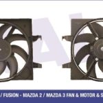 FAN MOTORU DAVLUMBAZLI FORD FIESTA V/FUSION - MAZDA 2/MAZDA 3 (1 AD )