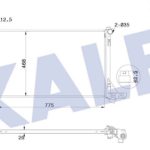 RADYATÖR SU BRAZING 26MM RENAULT MASTER III- OPEL MOVANO 2.3DCI  (10+) AL/PL/BRZ (1 AD )