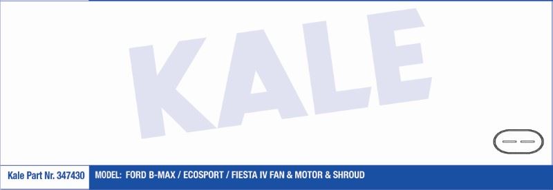 KL347430-1.jpg FAN MOTORU DAVLUMBAZLI FORD FIESTA VI 1.6TDCI/1.5TDCI/1.4HDI 70PS EURO5 (08-) AC REZİST(KL417800) (1 AD ) - Görsel 1