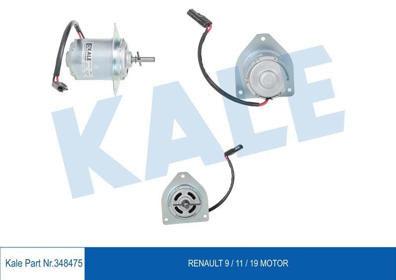 KL348475-1.jpg FAN MOTORU MOTOR RENAULT R9 / R11 / R19 KABLOLU (1 AD ) - Görsel 1