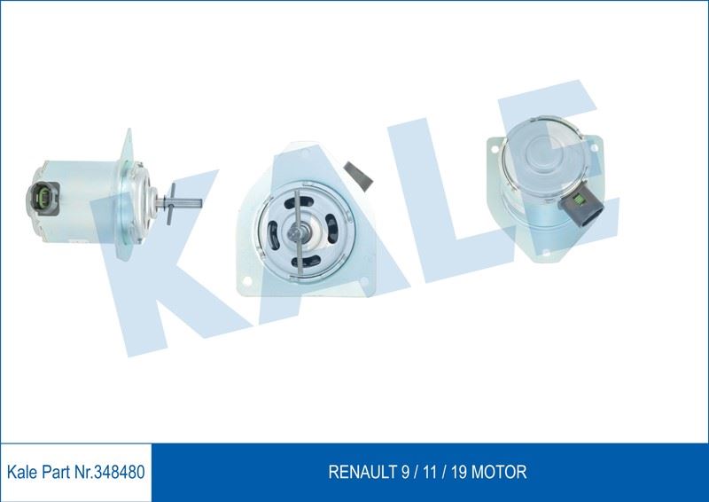 KL348480-1.jpg FAN MOTORU MOTOR RENAULT R9 / R11 / R19 SOKETLİ 59613 - INW038021- RFM1530 (1 AD ) - Görsel 1