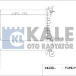 RADYATÖR FORD FOCUS 2.0 98-- (598X361X26) AL/PL/BRZ (1 AD )