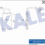 KALORİFER RADYATÖRÜ RENAULT MASTER II - OPEL MOVANO - NISSAN INTERSTAR 1.9-2.2 DTI 98=> AL/PL/BRZ (1 AD )