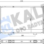 RADYATÖR RENAULT R12 TOROS TL,TX,S ALÜMİNYUM BRAZING 32MM (1 AD )