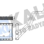 KALORİFER RADYATÖRÜ FORD KA III 1.2 1.5TDCI 16=> ; TRANSIT COURIER 1.5DCI ; ECOSPORT ; 1.6TD AL/BRZ 140×176X26 (1 AD )