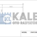 KLİMA RADYATÖRÜ FIAT DOBLO 1.3MJTD/1.9JTD 03-10 PUNTO (605*305*16) AL/AL (1 AD )