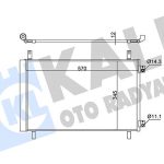 KLİMA RADYATÖRÜ PEUGEOT 208 II 1.2-OPEL CORSA F-MOKKA 1.5-CITROEN C4 III 1.2=>[570X345X12] (1 AD )