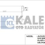 KLİMA RADYATÖRÜ FIAT BRAVO II PUNTO GRANDE PUNTO PUNTO EVO (645X298X16) AL/AL (1 AD )