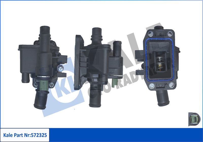 KL572325-1.jpg (83 °C) KOMPLE TERMOSTAT - PLASTİK GÖVDELİ CITROEN C1 / C2 / C3 I / NEMO / XSARA - FORD FIESTA V / F C1 / C2 / C3 I / NEMO / XSARA - FORD FIESTA V / F (1 AD ) - Görsel 1