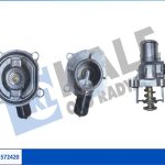 (105 °C) TERMOSTAT + FLANŞ ALFA ROMEO 159 / BRERA / SPIDER - FIAT CROMA - OPEL ASTRA G / ASTRA H / I / SPIDER - FIAT CROMA - OPEL ASTRA G / ASTRA H / I (1 AD )