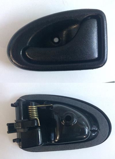 KR-449-3.jpg KAPI İÇ AÇMA KOLU SAĞ ( SİYAH ) ( ESKİ MODEL ) RENAULT CLIO (1 AD ) - Görsel 1