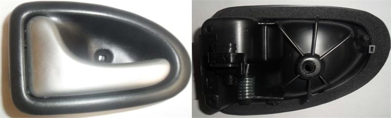 KR-533-3.jpg KAPI İÇ AÇMA KOLU SOL (KROM) 09 MOD RENAULT CLIO (1 AD ) - Görsel 1