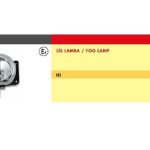 SİS LAMBA FIAT DOBLO ALBEA DUCATO LINEA FIORINO (APARATLI) (1 AD )