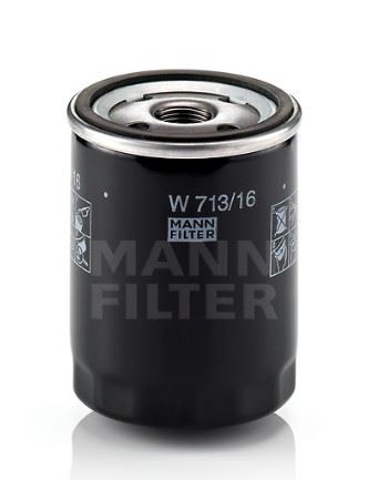 MANN-W713-16-1.jpg YAĞ FİLTRESI FIAT TOFAŞ SLX TEMPRA TIPO UNO ALBEA 02 PALIO DOBLO 00- (1 AD ) - Görsel 1