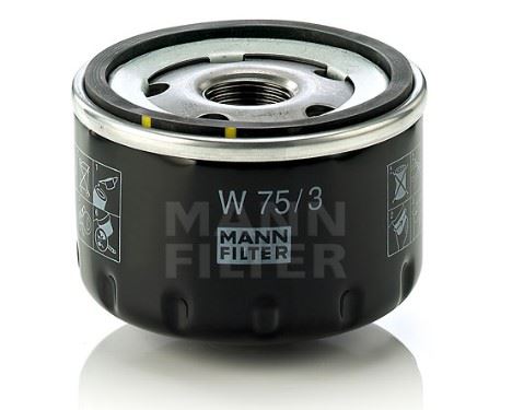 MANN-W75-3-1.jpg YAĞ FILTRESI RENAULT R9 YM CLİO I-II-III SYMBOL 98-/FLUENCE 10- ALFA 156 97-06 OPEL VİVARO 01- NISSA (1 AD ) - Görsel 1