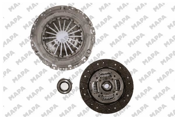 MAPA-001228600-1.jpg DEBRİYAJ SET VW CADDY 1.9 TDI SET SKODA OCTAVIA / SUPERB 1.9 TDI SEAT ALTEA - LEON - TOLEDO III 1.9 TDI AUDI A3 1.9 TDI (03- ) (1 AD ) - Görsel 1